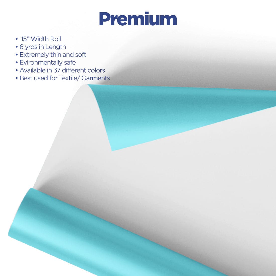 Multicut™ Premium Vinyl Roll 15" x  30, 27, 12, 6 Yards - Joto Imaging Supplies US