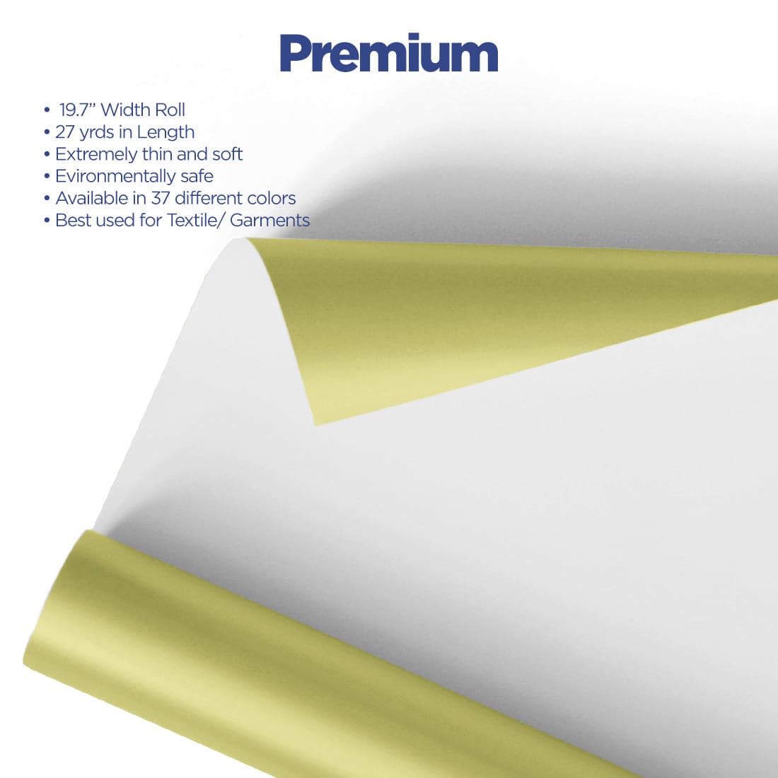 Multicut™ Premium Vinyl Roll 19.7" x 30, 27, 12, 6 Yards - Joto Imaging Supplies US