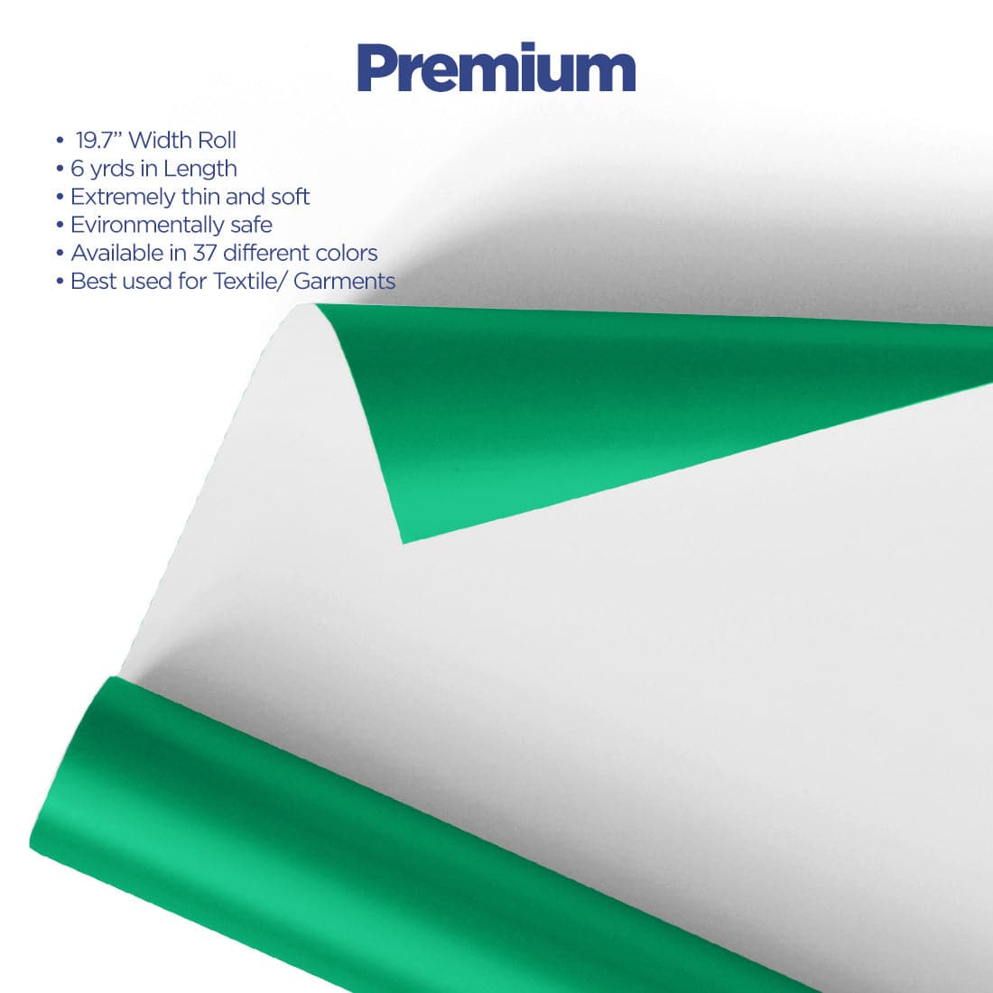 Multicut™ Premium Vinyl Roll 19.7" x 30, 27, 12, 6 Yards - Joto Imaging Supplies US