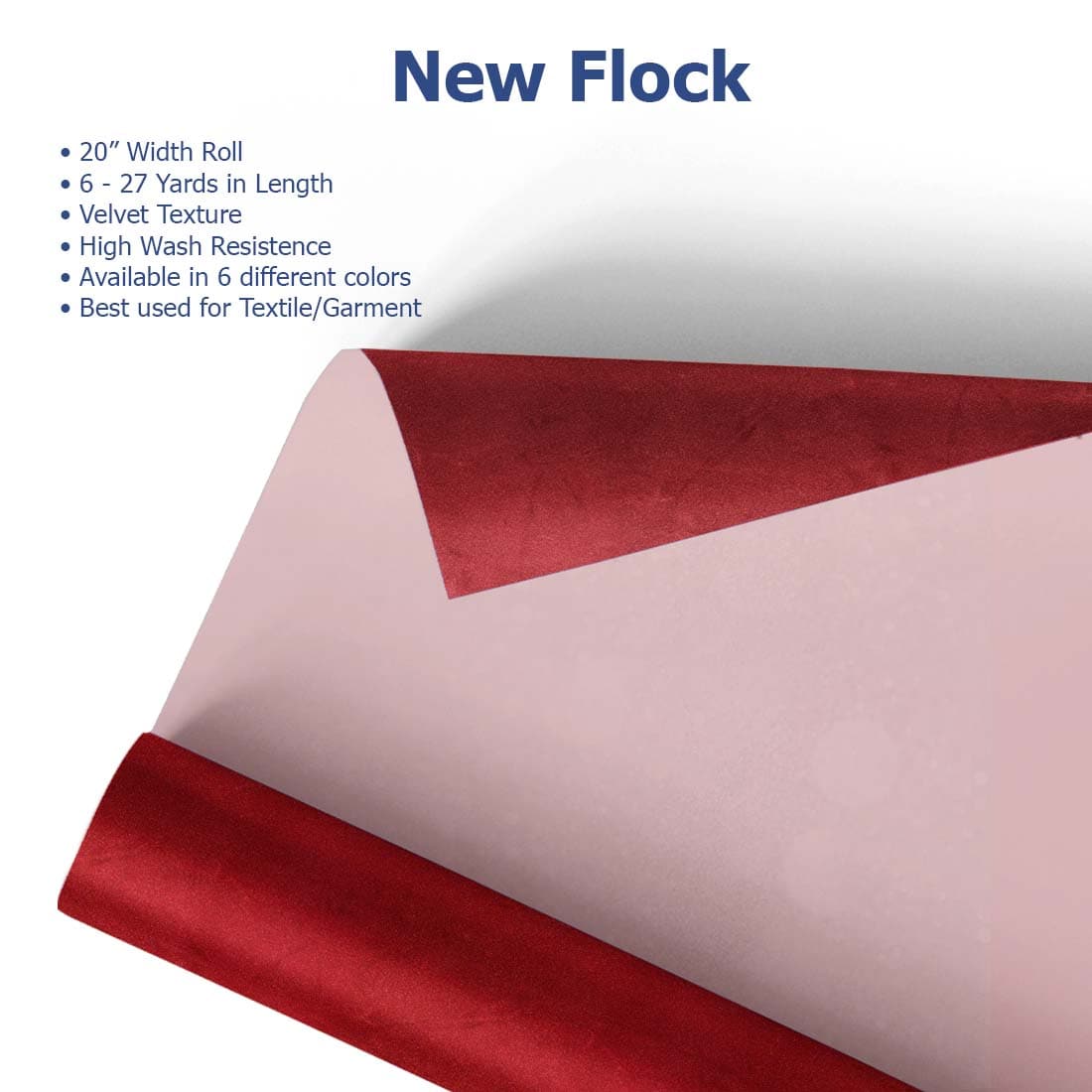 MultiCut™ New Flock Heat Transfer Vinyl 20