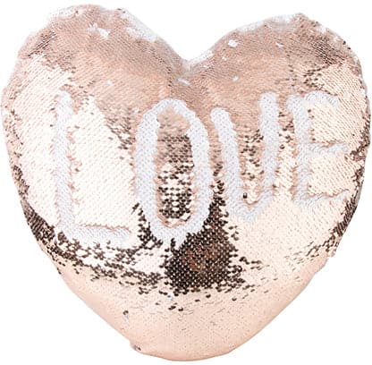 Pearl Coating™ Sublimation Heart Sequin Pillow Case - Pack of 10 - Joto Imaging Supplies US