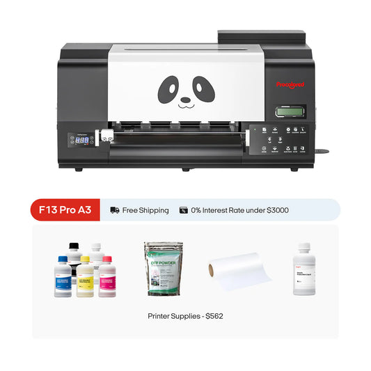 Procolored F13 Pro Panda DTF Printer 13" A3 Dual XP600 - Joto Imaging Supplies US
