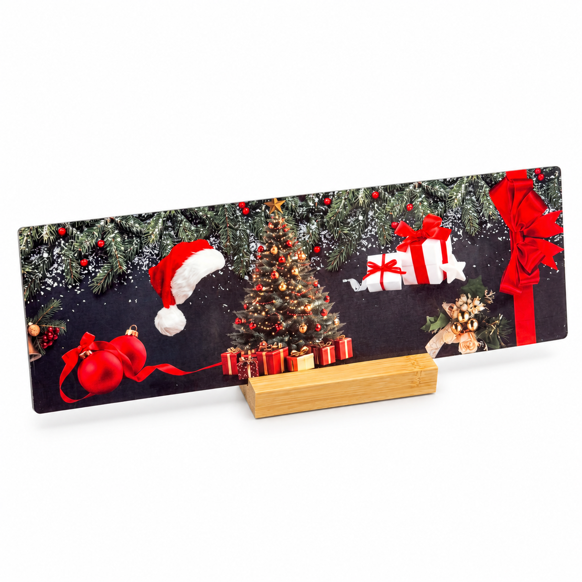 HD Photo Panel 12x4 includes Wooden Stand - 20 Pack - Joto Imaging Supplies US