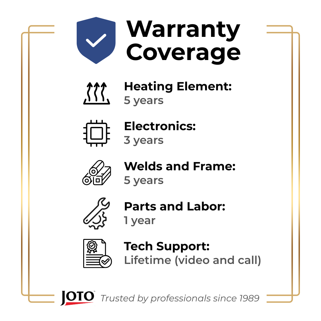 Heat press Warranty