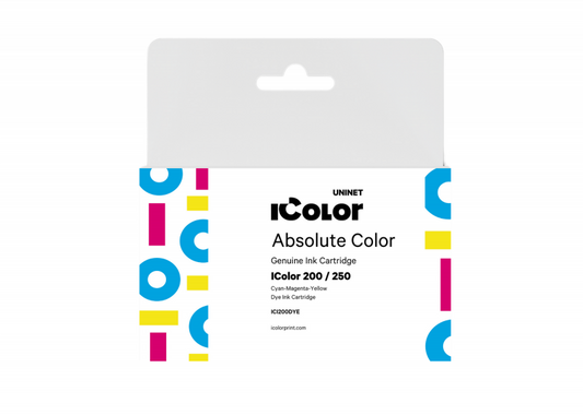 IColor 200/250 Dye Based CMY Ink Cartridge - Joto Imaging Supplies US