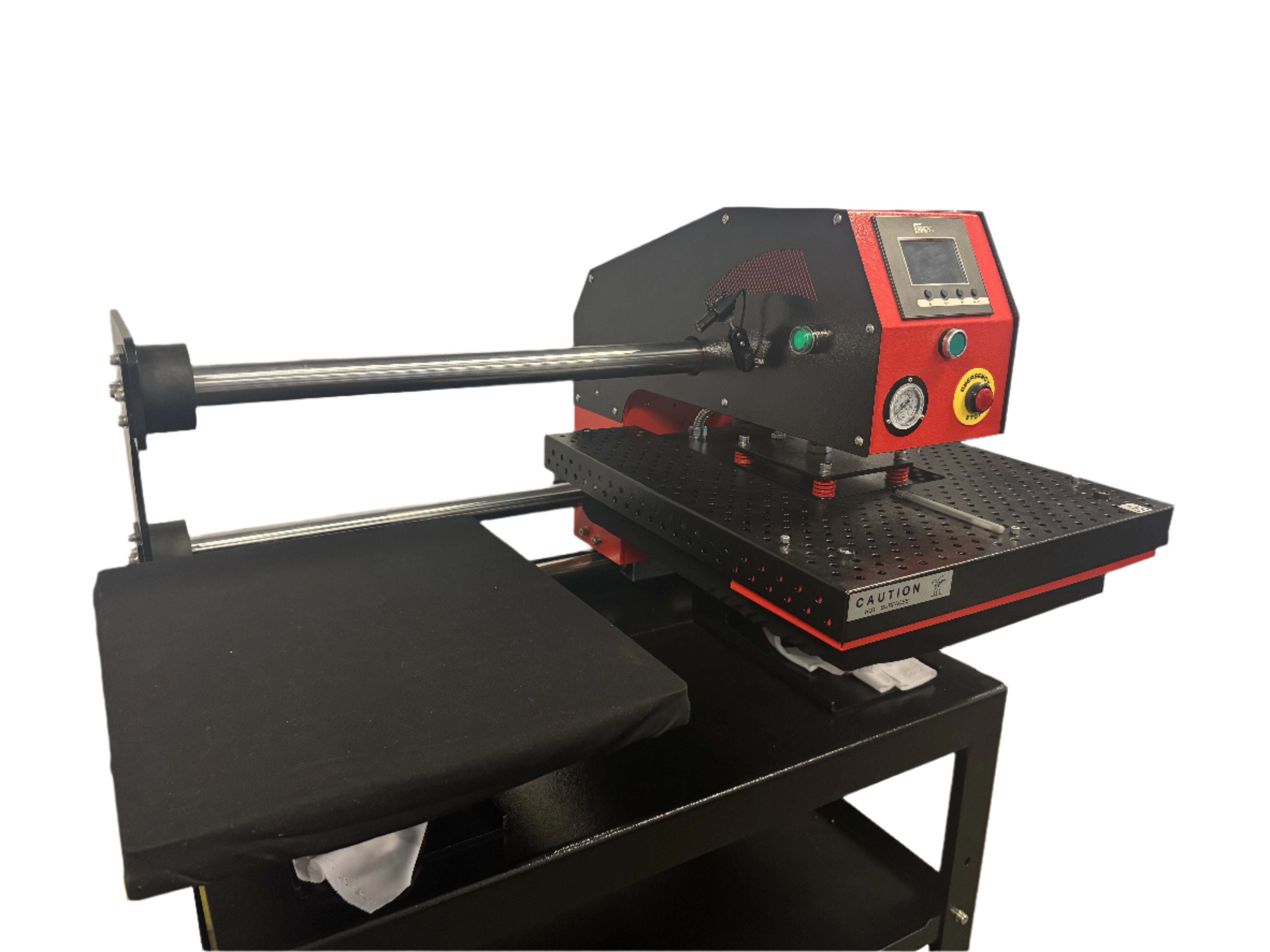 Automatic Dual-Station Shuttle Heat Press with Stand 40x50cm w/Laser