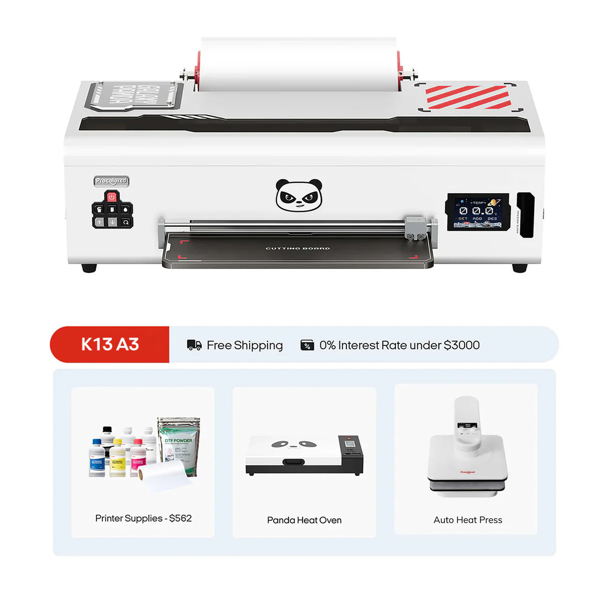 Procolored K13 Lite DTF Printer 13" A3 - Joto Imaging Supplies US