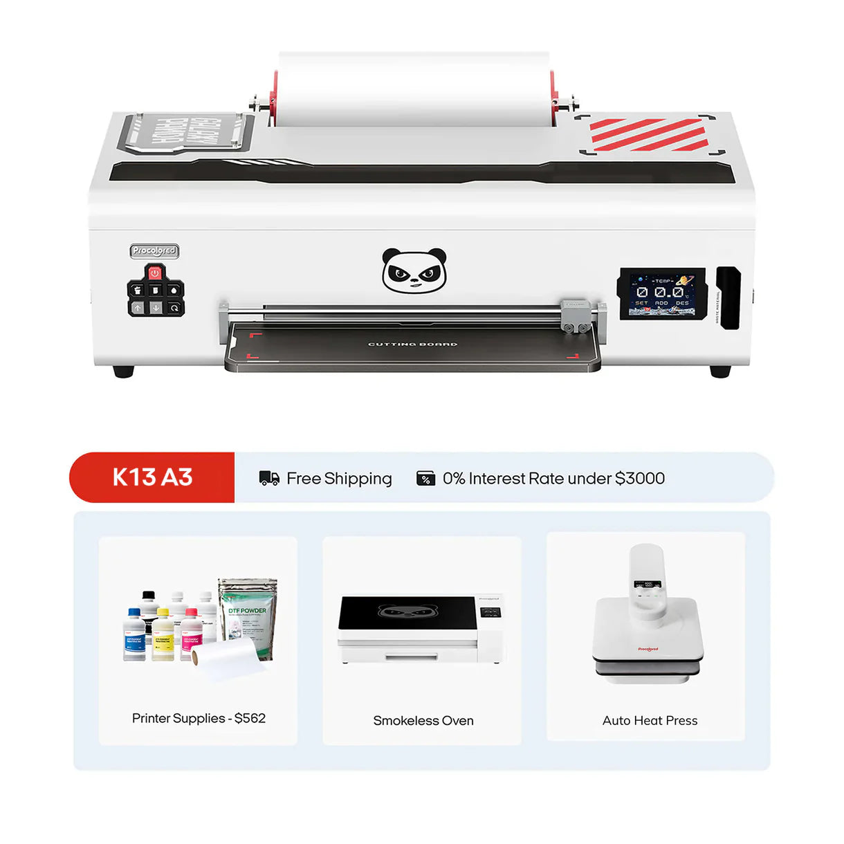 Procolored K13 Lite DTF Printer 13" A3 - Joto Imaging Supplies US