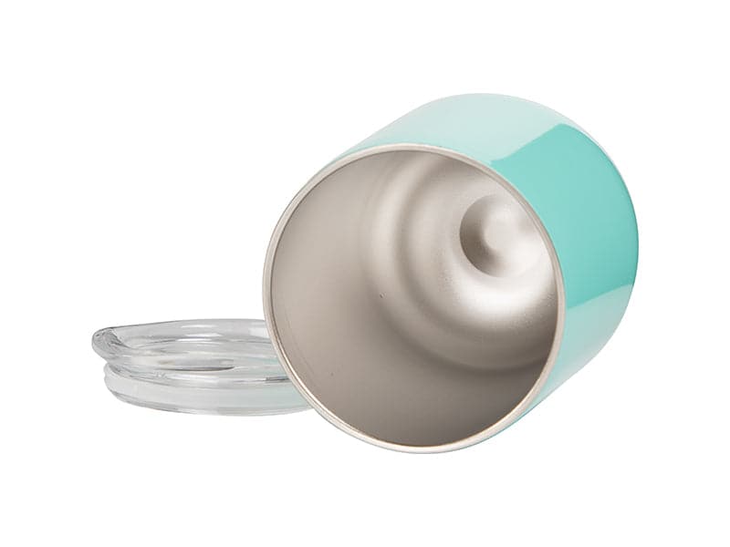 Pearl Coating™ 12oz Sublimation Stainless Steel Stemless Wine Cup with Lid White - Pack of 5 - Joto Imaging Supplies US