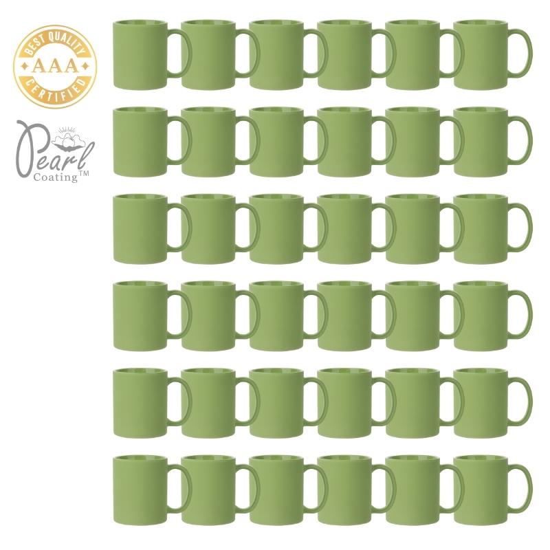 Pearl Coating 11oz Sublimation Full Color Frosted Mugs 36 Pieces