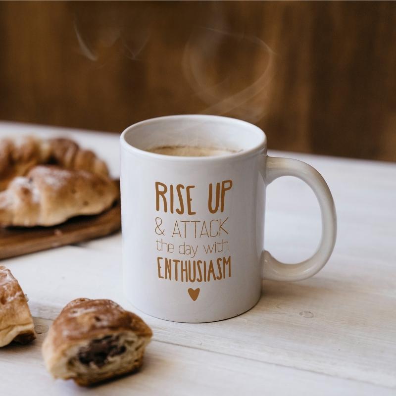 Pearl Coating 11oz Sublimation White Mug with White Box