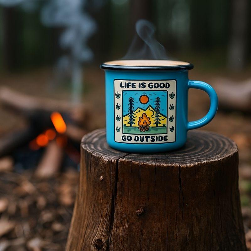 Pearl Coating 3oz100ml Sublimation Colored Camp Enamel Mug