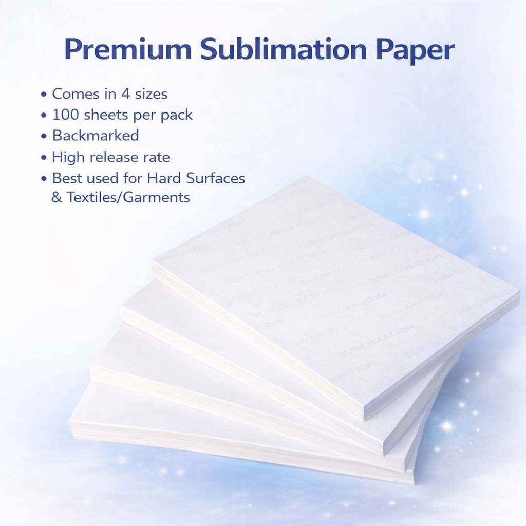 Premium Paropy Sublimation Paper 120gsm - Backmarked Sheets - Joto Imaging Supplies US