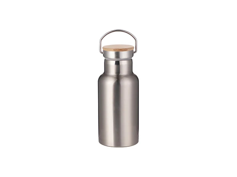 Pearl Coating™ Sublimation Water Bottle with Bamboo Lid - Pack of 5 - Joto Imaging Supplies US