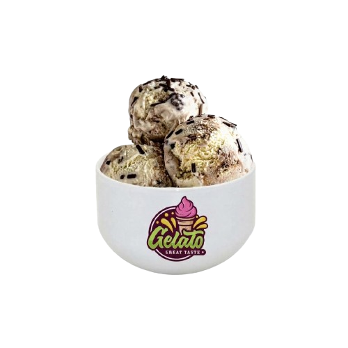 Sublimation Ceramic Ice Cream Bowl