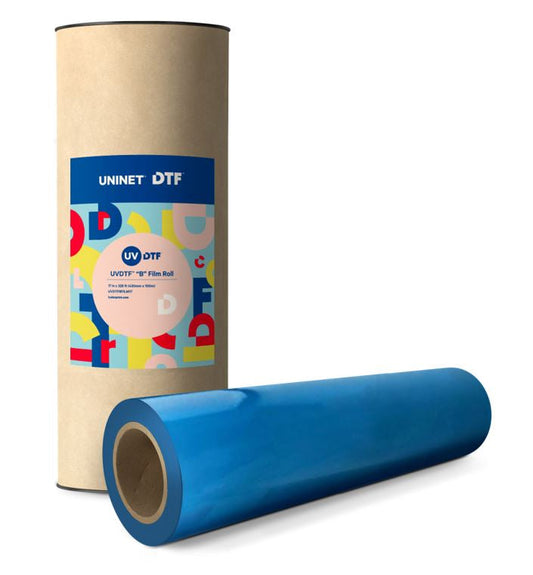 UV DTF 'B' Film - 17 in x 328 ft (430mm x 100m) - Joto Imaging Supplies US