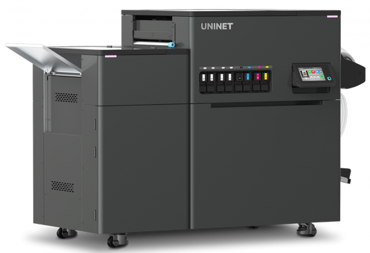 Uninet DTF Xpress Integrated Shaker Bundle side view