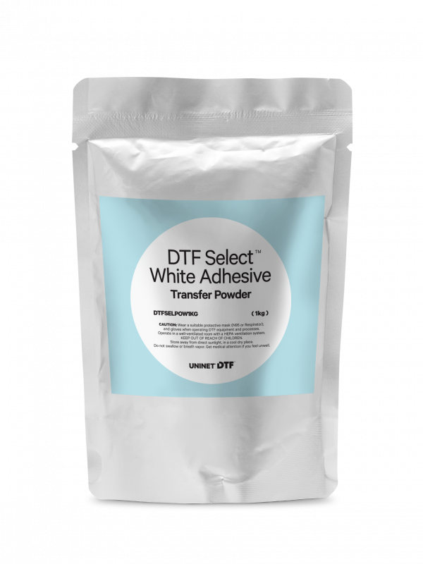 UNINET Select White DTF Adhesive Transfer Powder 1 kg bag