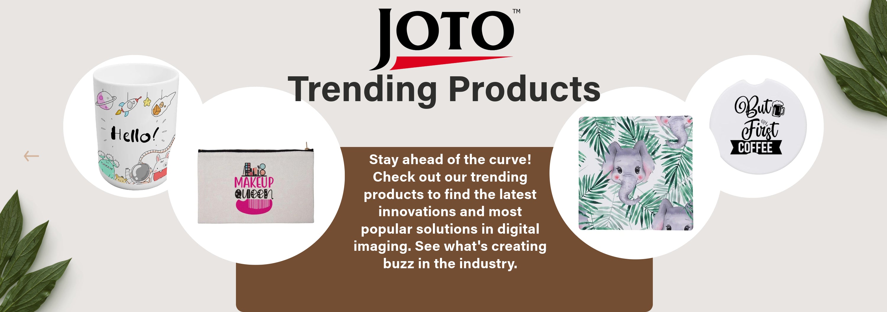 Joto Imaging Supplies Main Slider Image
