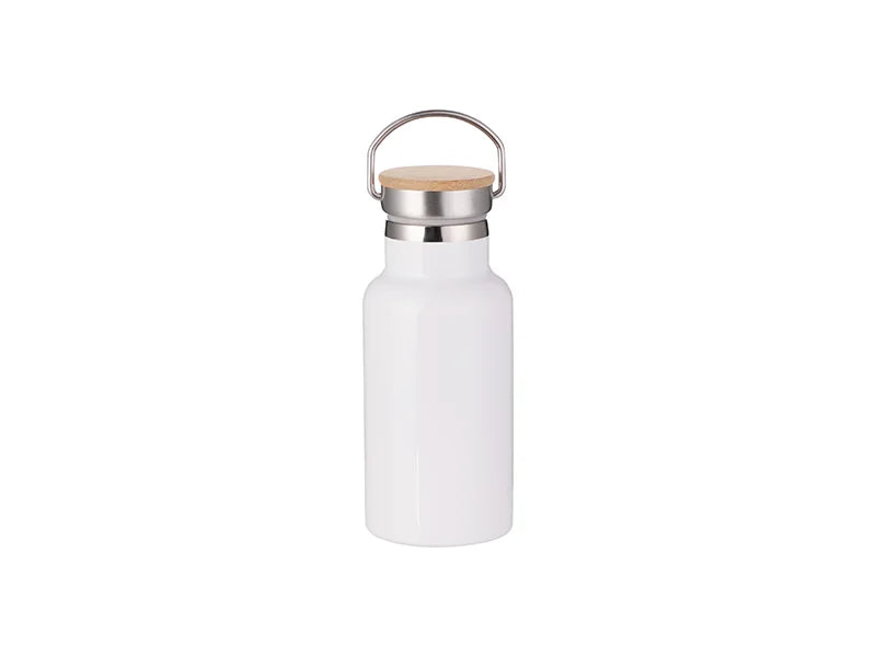 Pearl Coating™ Sublimation Water Bottle with Bamboo Lid - Pack of 5 - Joto Imaging Supplies US
