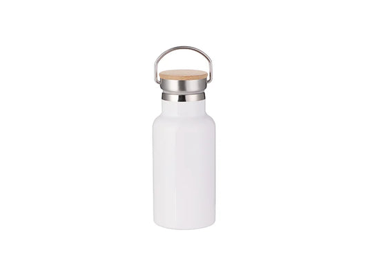 Pearl Coating™ Sublimation Water Bottle with Bamboo Lid - Pack of 5 - Joto Imaging Supplies US
