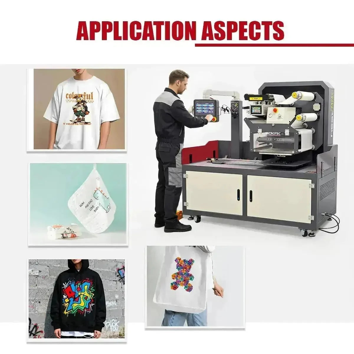 MicroTec APEX Max Roll-to-Roll 16" x 20" Automatic DTF Heat Press