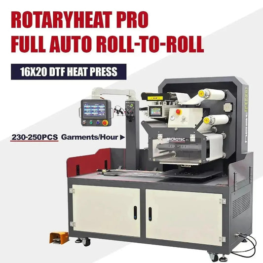 MicroTec APEX Max Roll-to-Roll 16" x 20" Automatic DTF Heat Press