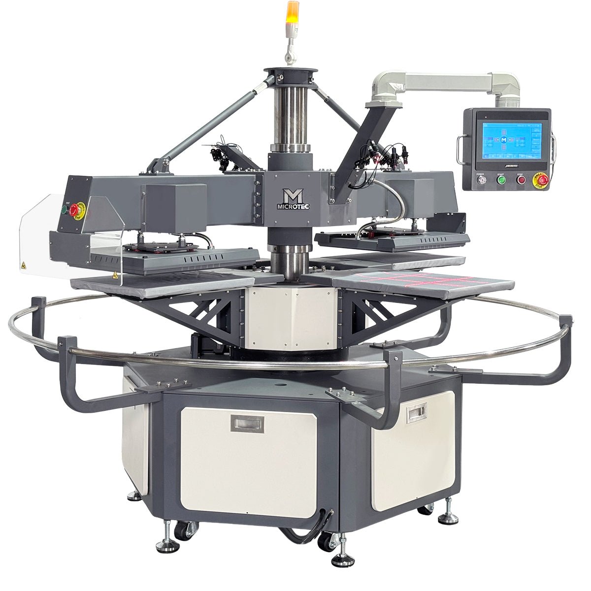 MicroTec APEX X4 4-Station 16" x 20" Fully Automatic Rotary Heat Press
