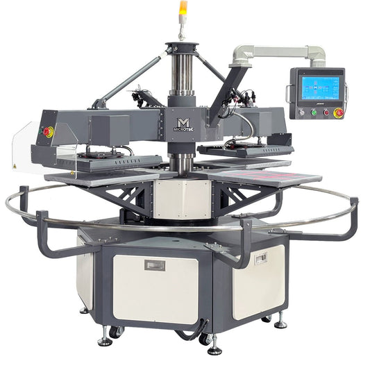 MicroTec APEX X4 4-Station 16" x 20" Fully Automatic Rotary Heat Press