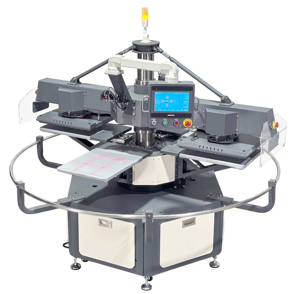 MicroTec APEX X4 4-Station 16" x 20" Fully Automatic Rotary Heat Press