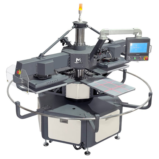 MicroTec APEX X4 4-Station 16" x 20" Fully Automatic Rotary Heat Press