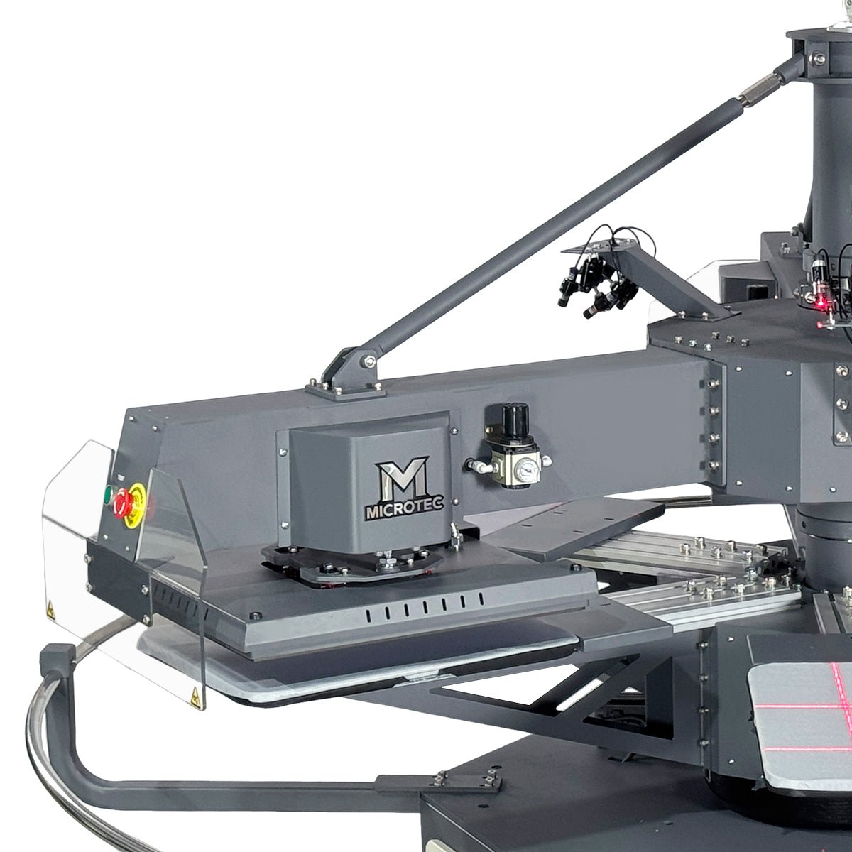 MicroTec APEX X6 6-Station 16" x 20" Fully Automatic Rotary Heat Press with Preheat
