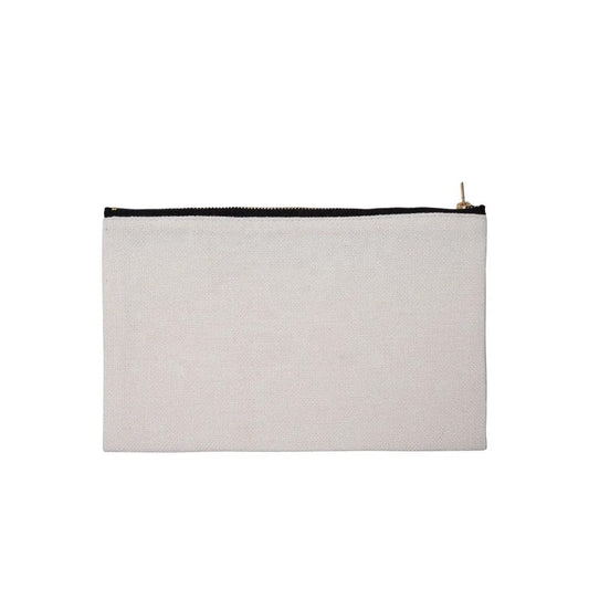 Pearl Coating™ Sublimation Linen Makeup Case (5.9" x 9.44") - Pack of 10 - Joto Imaging Supplies US