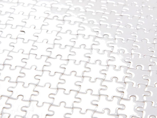 Pearl Coating™ 252pc Sublimation Cardboard Jigsaw Puzzles (11" x 14") - Pack of 10 - Joto Imaging Supplies US