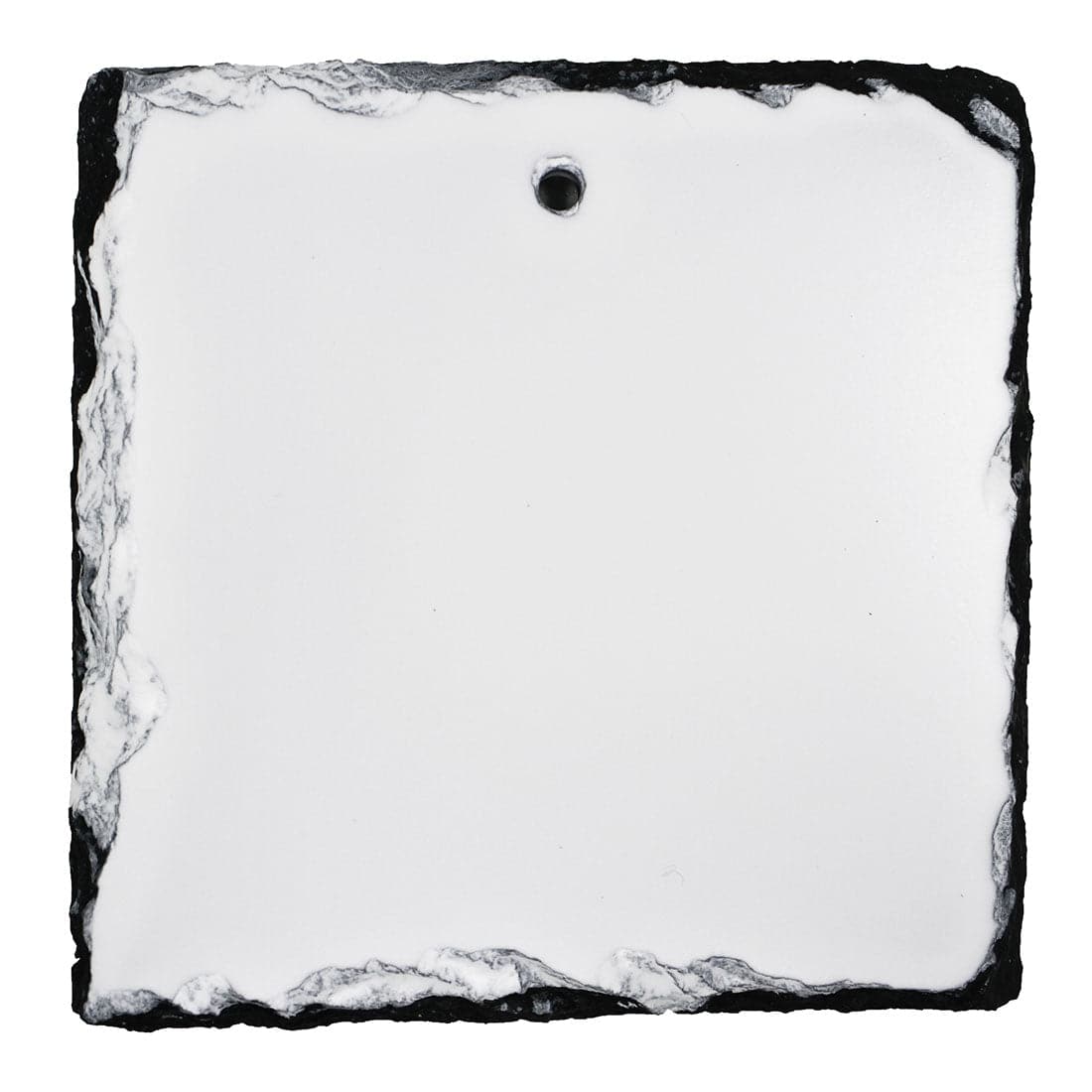 Pearl Coating™ Sublimation Square Hanging Slate with Hole - Pack of 10 - Joto Imaging Supplies US