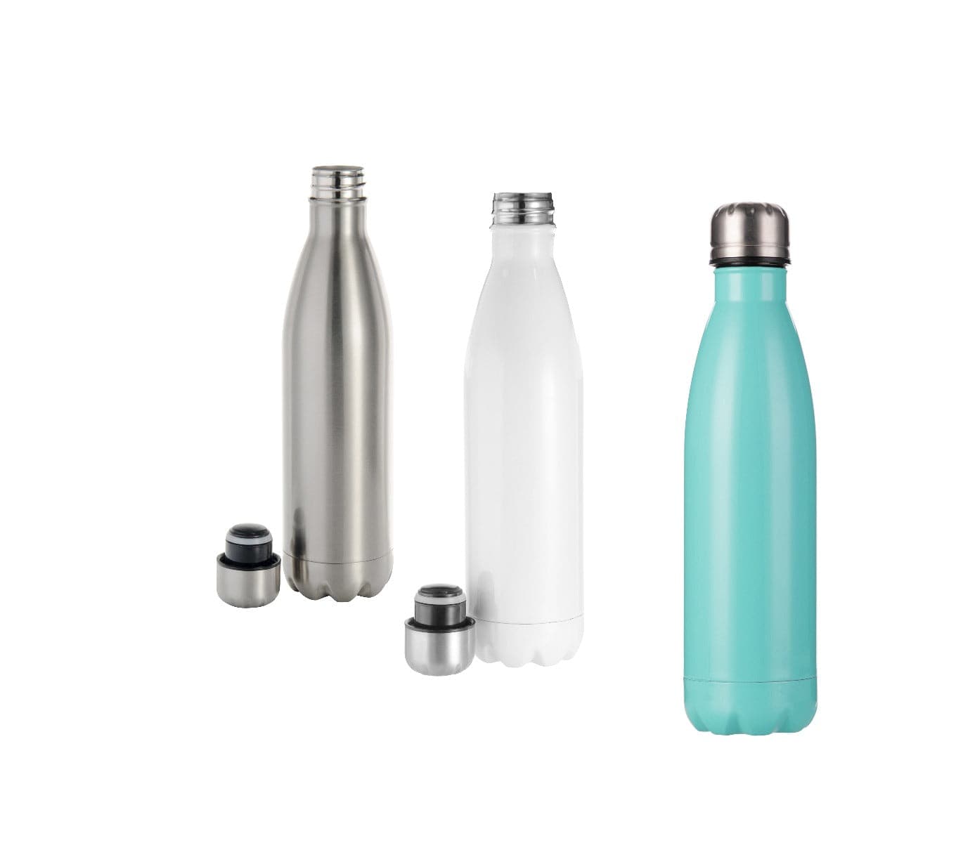 Pearl Coating™ 17oz Sublimation Stainless Steel Coke Shaped Bottle - Pack of 5 - Joto Imaging Supplies US
