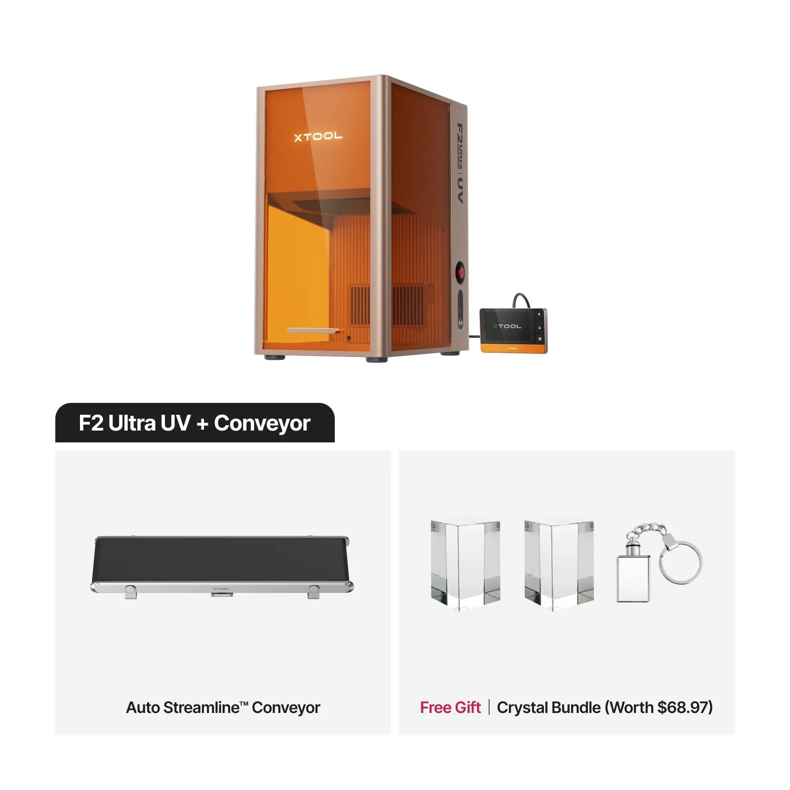 xTool F2 Ultra UV + Conveyor