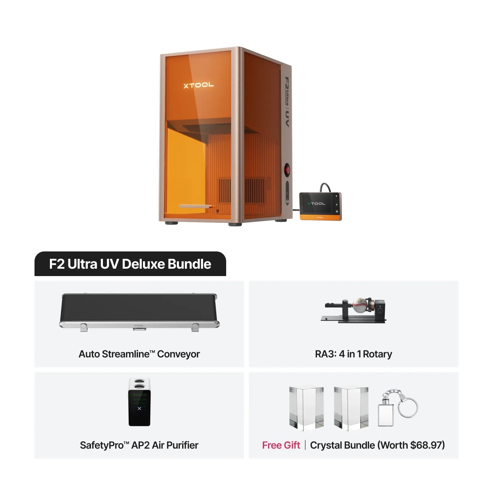 xTool F2 Ultra UV Deluxe Bundle