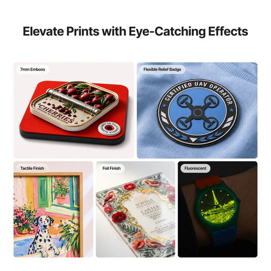 Elevate prints with eye-catching effects