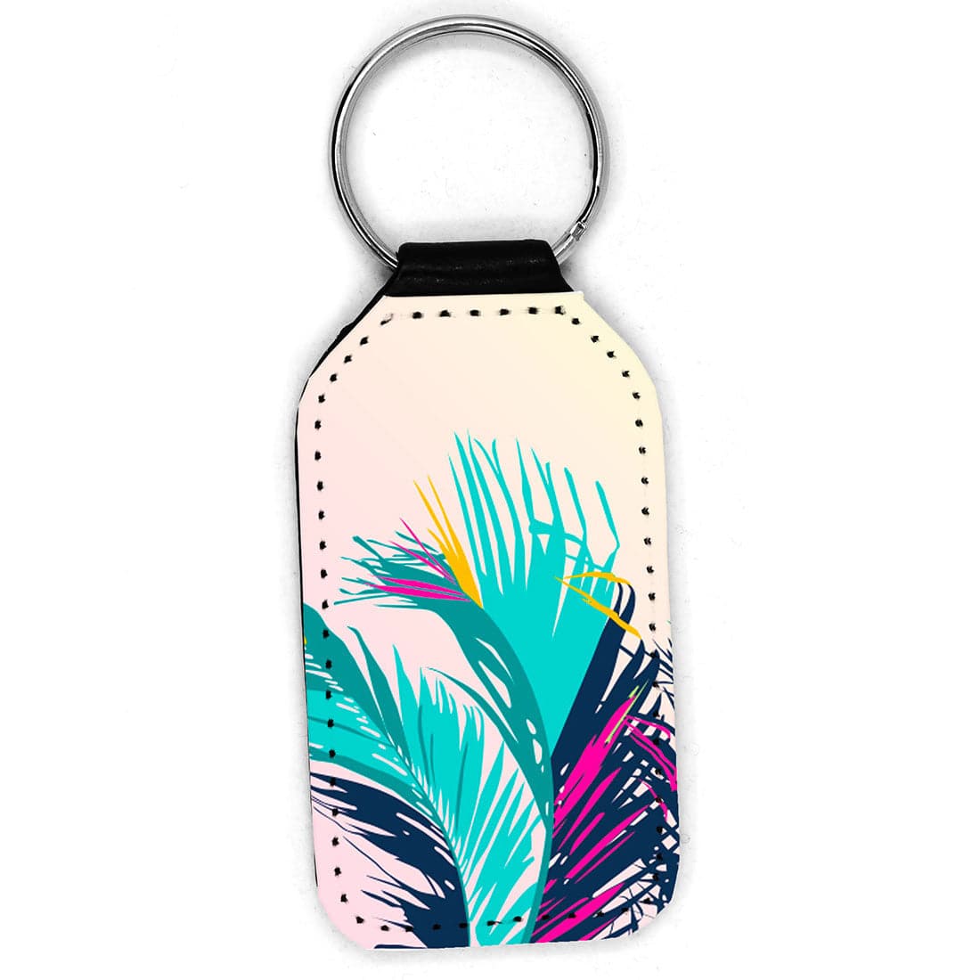 Polyurethane Coated Leather Key Chain