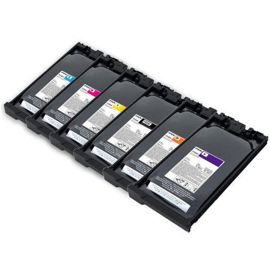 Epson® UltraChrome DS Vivid Ink for Epson F6470H - Individual Ink Packs - (C, M, Y, K, O, V) - Joto Imaging Supplies US