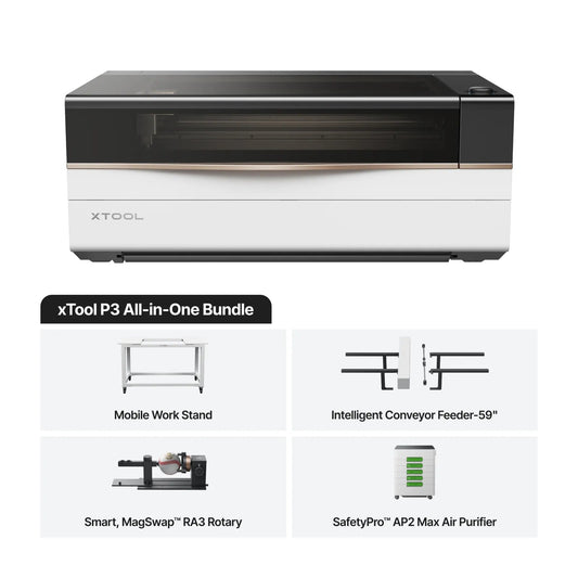 xTool P3 All-in-1 Bundle - Joto Imaging Supplies US