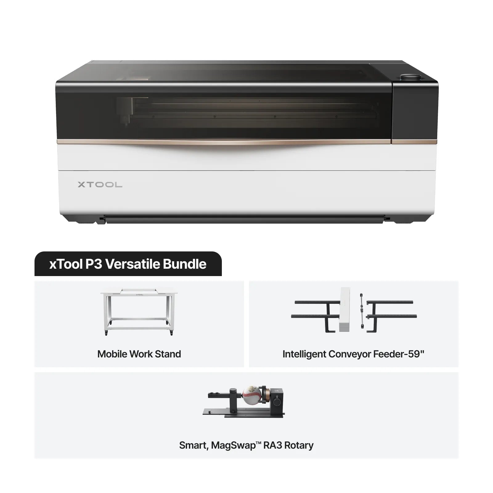 xTool P3 Versatile Bundle - Joto Imaging Supplies US