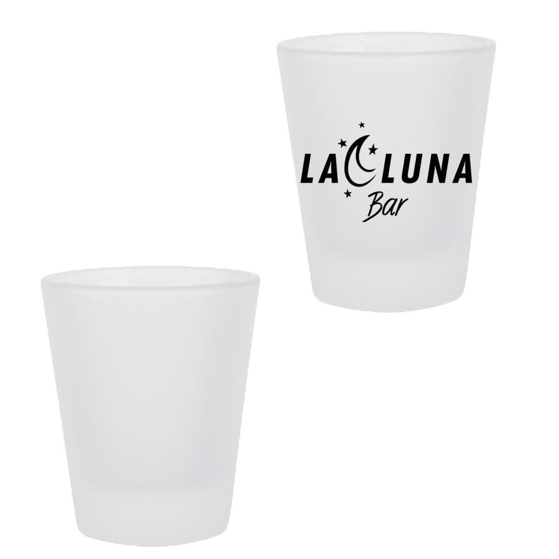 1.5 oz Sublimation Shot Glass Frosted - Pack of 12