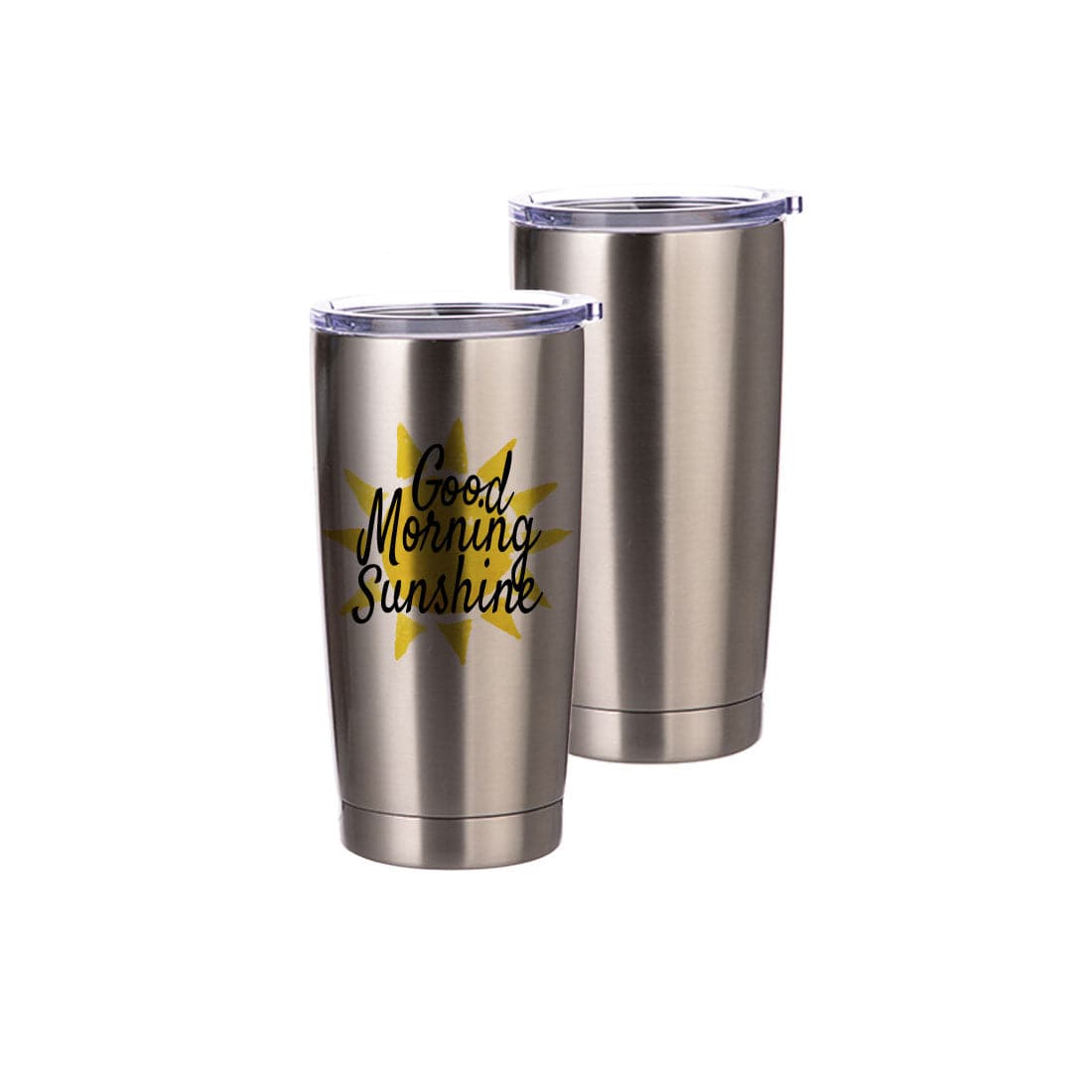 20 oz Sublimation Stainless Steel Silver Tumbler - Pack of 5