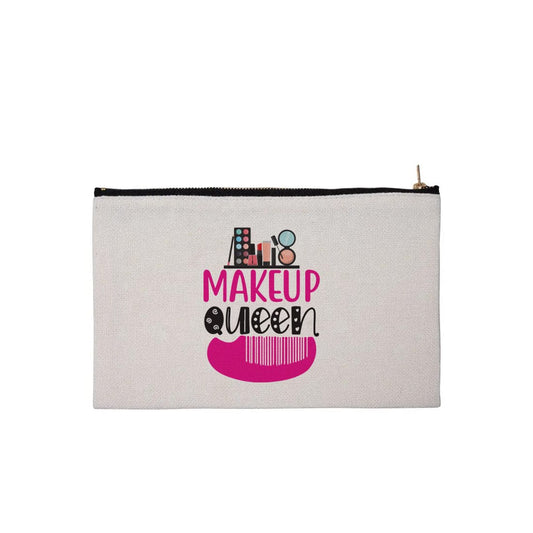 Pearl Coating™ Sublimation Linen Makeup Case (5.9" x 9.44") - Pack of 10