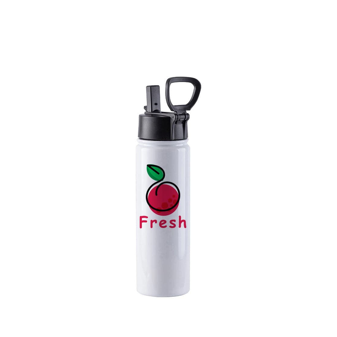 Pearl Coating™ 22oz Sublimation Stainless Steel Flask with Wide Mouth Straw Lid & Rotating Handle - Pack of 5 - Joto Imaging Supplies US
