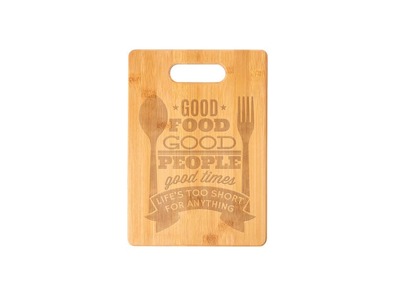 Engravable Bamboo Cutting Board 13.74" x 9.74"- Pack of 5 - Joto Imaging Supplies US