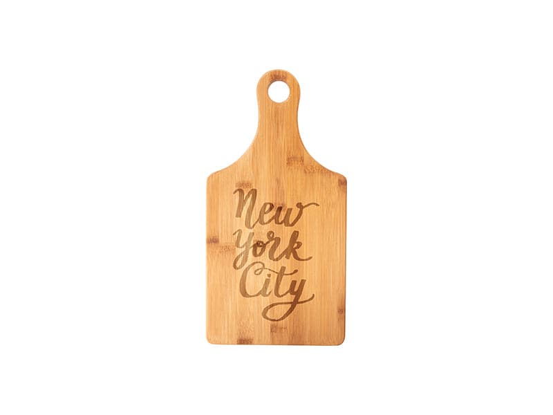 Engravable Wine Bottle Shaped Bamboo Cutting Board 13" x 7" - Pack of 5 - Joto Imaging Supplies US