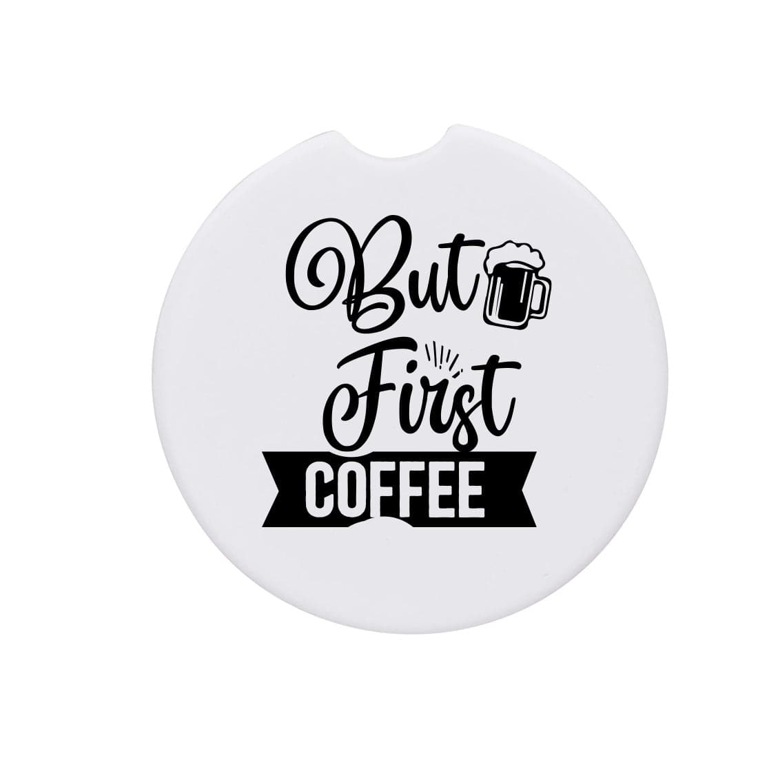 Sublimation Ceramic Car Mug Coaster - Pack of 10